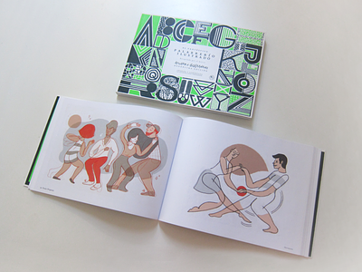 Anuario de ilustradores 2018 book dance design digital illustration ilustracion love men woman