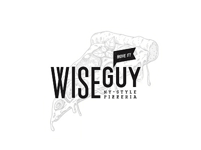 Wiseguy Rebrand WIP branding logo pizza typography