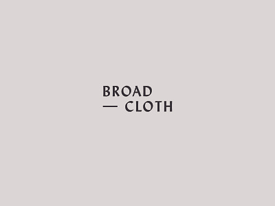 Broadcloth Type treatment WIP blogging branding type wip