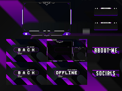Twitch Package // ARES design stream twitch twitchpanels