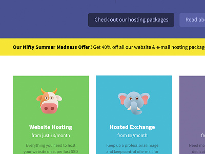 NiftyHost Homepage #2