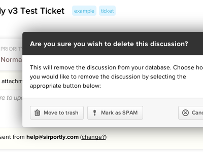 Sirportly v3 - Dialogs