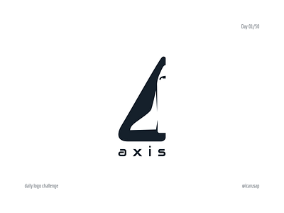 Daily logo Challenge Day 1 axis daily logo challenge design logo logo design logo design concept logo designer logodesign rocketship rocketship logo