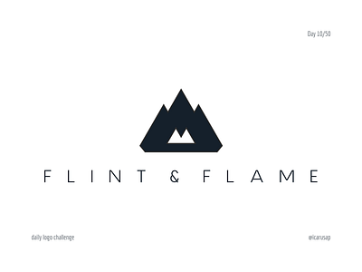 Daily Logo Challenge day 10 android design fire flame flint icon iconography logo logo designer logodesign