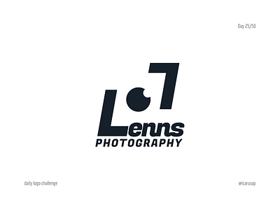 Daily Logo Challenge Day 25 camera camera logo dailylogochallengeday25 lenns lenns logo lenns photography logo logo designer logodesign photography photographylogo