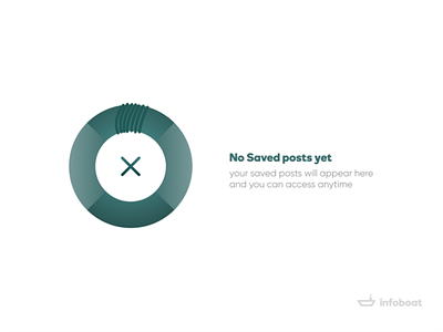 'No Saved Posts Yet' Empty State
