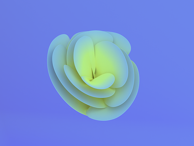 3D Vibrant Flower