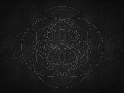 Get Geometric circle dark geometric hexagon lines pattern symmetric