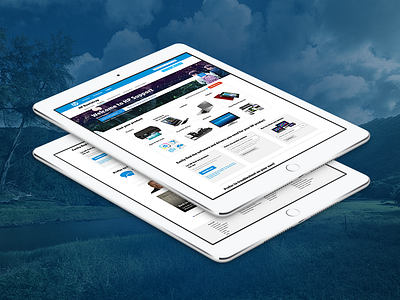 HP Support Responsive Website blue clean design minimal responsive ui visual website white