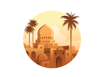 Baghdad Illustration Asseets assets baghdad icon illustration middleeast vector