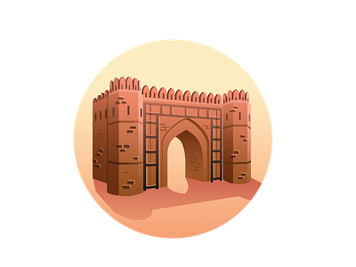 Delhi Gate assets design graphic design illustration vector