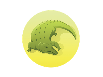 Crocodile animal assets crocodile design illustration ui ux vector