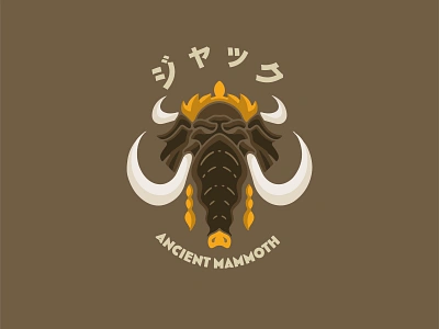 Beast Pirates Logo Serial: Jack ancient logo animal logo assets beast design fanart logo icon illustration logo mammoth merch design one piece pirates sticker t shirt design ui vector