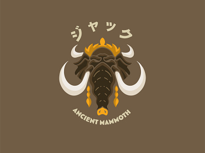 Beast Pirates Logo Serial: Jack ancient logo animal logo assets beast design fanart logo icon illustration logo mammoth merch design one piece pirates sticker t shirt design ui vector