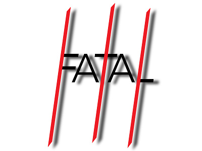 Fatal design halloween design illustrator typography vector