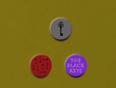 black keys buttons buttons photoshop pins skeleton key the black keys