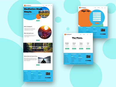 Headspace design homework redesign ui ui design xd design