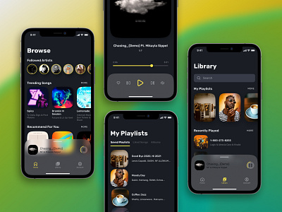 Daily UI Design Challenge - Music app