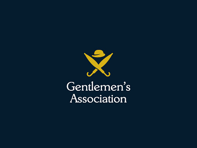 Gentlemen's Association bowler hat branding british design gentlemen logo luxury umbrella