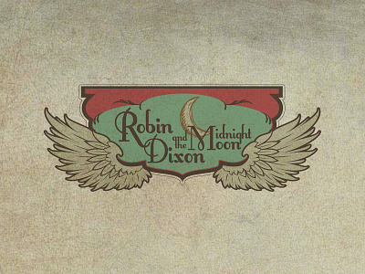 Robin Dixon & the Midnight Moon Band Logo