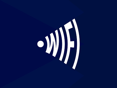 Wifi adobeillustator branding creative design download flat free icon logodesign minimal art minimalist netflix network speed text white wifi wifi logo