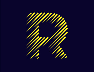 Creative R latter design adobeillustator alphabet creative creative design icon illustration latter logo logodesign minimal art orange word
