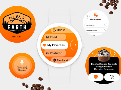 Coffee Shop Wearable App