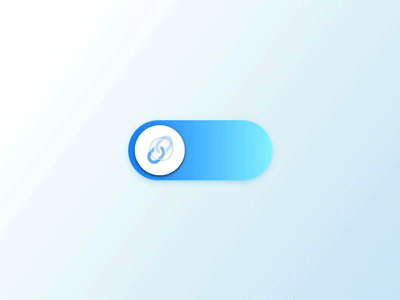 Sync Button Interaction animation blue button gif graphics interaction motion switcher sync toggle ui ux