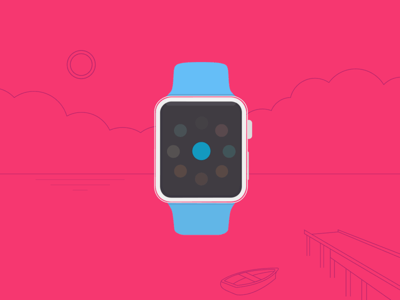 Notifications after effects animation apple watch cafe flat fluid gif ipad mobile morph