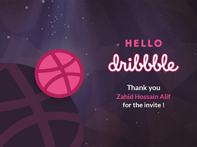 Hello Dribbble