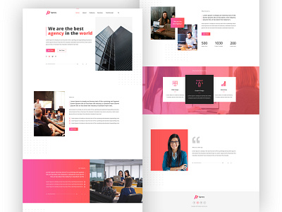 Agency Landing Page