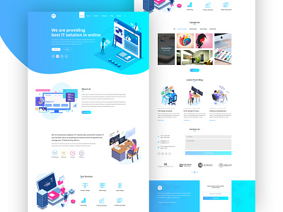 IT Company Landing Page