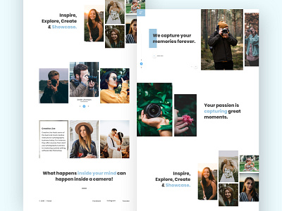 Photographer Landing Page