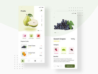 Fruits App Design