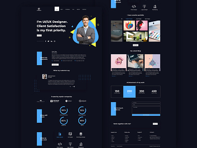 Personal Portfolio Landing Page