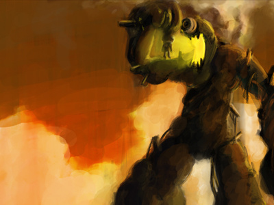 surprise! ( part 2 ) digital painting monster