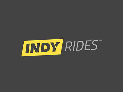 Indy Rides brand and identity branding brandmark clean indy logo rides sketch typography