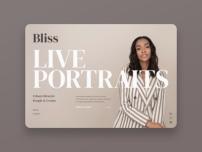 Bliss - Live portraits