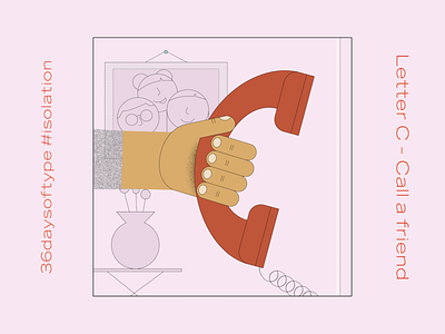 36 Days of Type - Letter C 36daysoftype adobe illustrator animation covid19 illustration stayhome typography