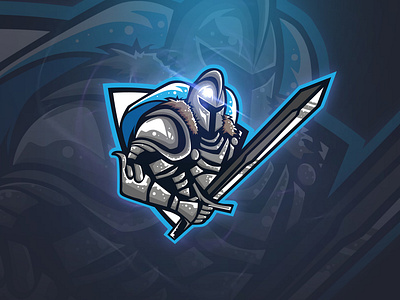 Blue Knight esportlogo esports gaminglogo knights logo twitch logo twitch.tv vector