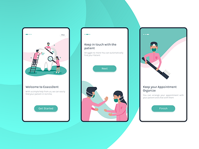The Onboarding of Dental Co-Assistant Mobile App