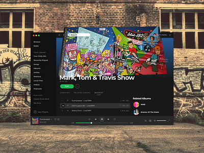 Spotify Booklet Idea