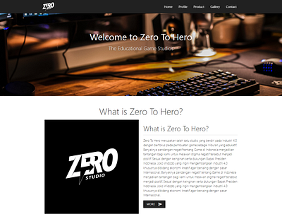 Zero To Hero app branding company profile company website graphic design material ui materialdesign materialize minimal ui ux web website