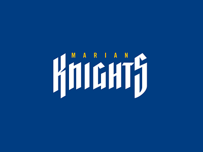 Marian Knights Wordmark