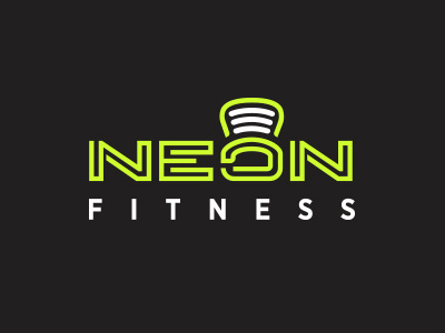 Neon Logo Dribbble
