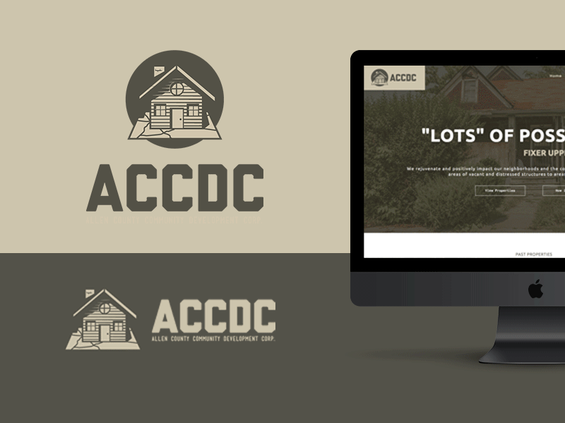 ACCDC Web & Logo Animation fort logo fort wayne design fort wayne logo fort wayne website government housing home home website house listing house website housing indiana housing indiana logo listing website sell house web design web designer webdesign website animation