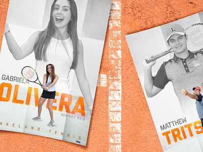 High School Seniors Tennis Team Posters high school design high school poster sports branding sports design tennis design tennis posters