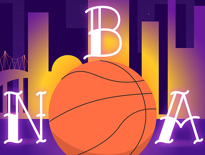 NBA Live Playlist adobe illustrator design illustration illustration art illustrator music nba nba poster playlist spotify vector