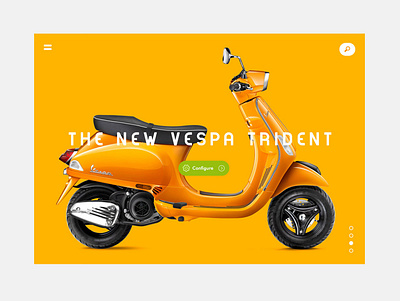 Vespa Redesign design ui web