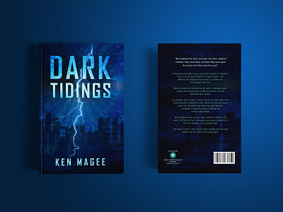 Dark Tidings Book Cover ancient book book cover book cover design book cover mockup fiction graphic design magic